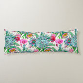 Succulenten tropische tuin lichaamskussen (Achterkant)