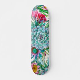 Succulenten tropische tuin persoonlijk skateboard