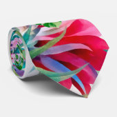 Succulenten tropische tuin stropdas (Opgerold)