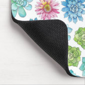 Succulenten - veelkleurig - muismat (Hoek)