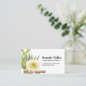 Succulenten | Vloer en Rocks Visitekaartje (Staand voorkant)