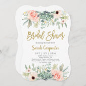 Succulenten Vrijgezellenfeest Kaart (Voorkant / Achterkant)