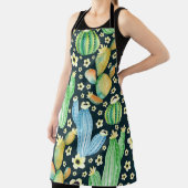 Succulenten Waterverf Cactus Bloemenpatroon Schort (Insitu)