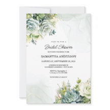 Succulenten, witte rozen en groen Vrijgezellenfees