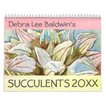 Succulents 202X-kalender