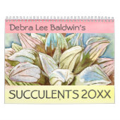 Succulents 202X-kalender Kalender (Hoes)