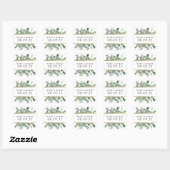 Succulents and Gold Wedding Hartelijk dank, Sticke Vierkante Sticker (Vel)