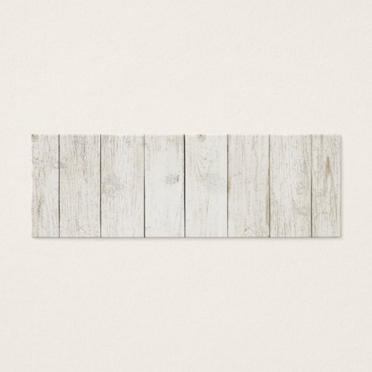 Succulents and Rustic Wood Website Insert ID515 Mini Visitekaartjes (Voorkant)