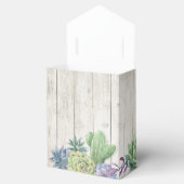 Succulents and Rustic Wood Wedding ID515 Bedankdoosjes (Geopend)