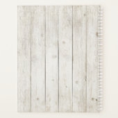 Succulents and Rustic Wood Wedding ID515 Planner (Achterkant)