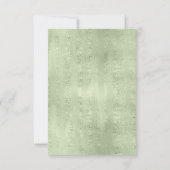 Succulents and Sparkle Details Insert Green ID515 Kaart (Achterkant)