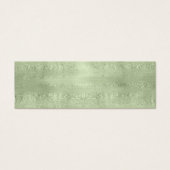 Succulents and Sparkle Website Tussenvoegsel Groen Mini Visitekaartjes (Voorkant)