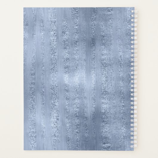 Succulents and Sparkle Wedding Blue ID515 Planner (Achterkant)