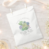 Succulents and Sparkle Wedding Dankjewel ID515 Bedankzakje (Geknipt)