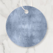 Succulents and Sparkle Wedding Wreath Blue ID515 Bedankjes Labels (Achterkant)