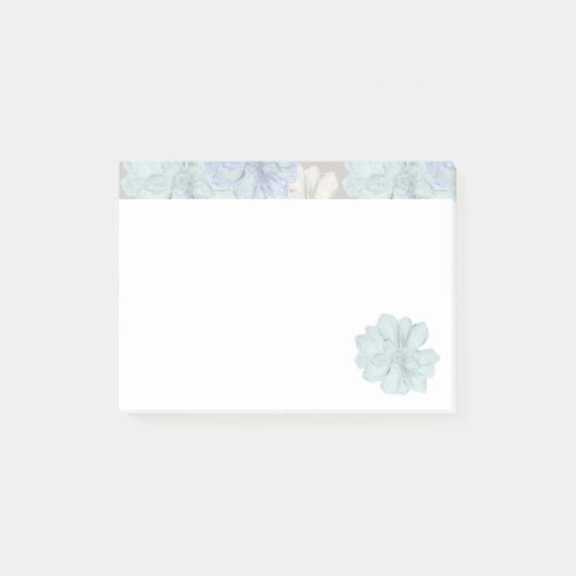Succulents Art Pattern  Post-it® Notes (Voorkant)