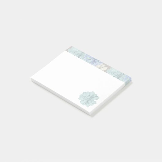 Succulents Art Pattern  Post-it® Notes (Schuin)