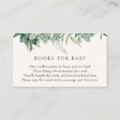 Succulents Books for Baby Enclosure Card Informatiekaartje (Voorkant)