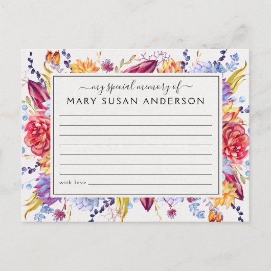 Succulents Deel een Kaart van de Begeleiding van h (Voorkant)