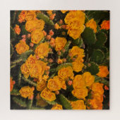 Succulents Garden Yellow Flowers Cactus Green Leaf Legpuzzel (Horizontaal)