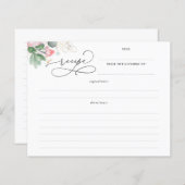 Succulents Gold Greenery Vrijgezellenfeest Recipe (Voorkant / Achterkant)