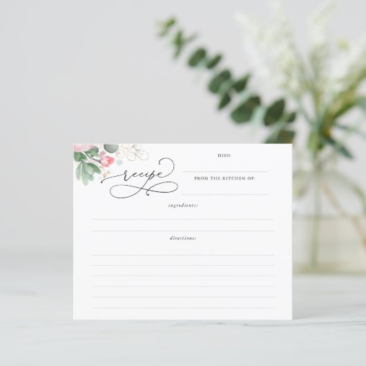 Succulents Gold Greenery Vrijgezellenfeest Recipe (Staand voorkant)