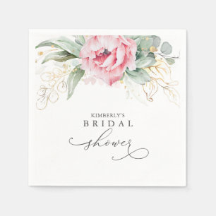 Succulents Greenery Elegant Bridal / Baby shower Servet