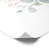 Succulents Greenery Wedding Welcome Poster (Hoek)