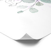 Succulents Greenery Wedding Welcome Poster (Hoek)