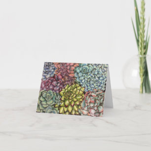 Succulents Kaart