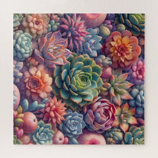 Succulents Legpuzzel (Horizontaal)