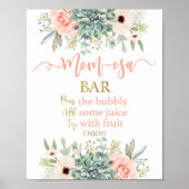 Succulents Ma osa Bar Poster (Voorkant)