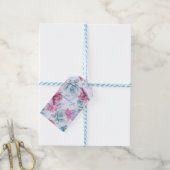 Succulents Modern Chic Marble Vrijgezellenfeest Fi Cadeaulabel (Met Touw)