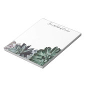 Succulents Personalized Notitieblok (Linkerzijde)