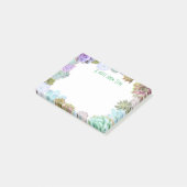 Succulents Post-it-notitiepad Post-it® Notes (Schuin)