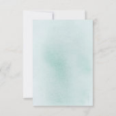 Succulents Pumpkins Greenery and Gold Wedding RSVP (Achterkant)