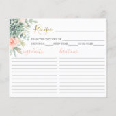 Succulents Recipe Kaart (Voorkant)