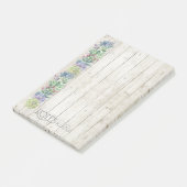 Succulents Row and Rustic Wood Wedding ID515 Post-it® Notes (Schuin)