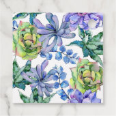 Succulents Wedding Bedankjes Labels (Achterkant)