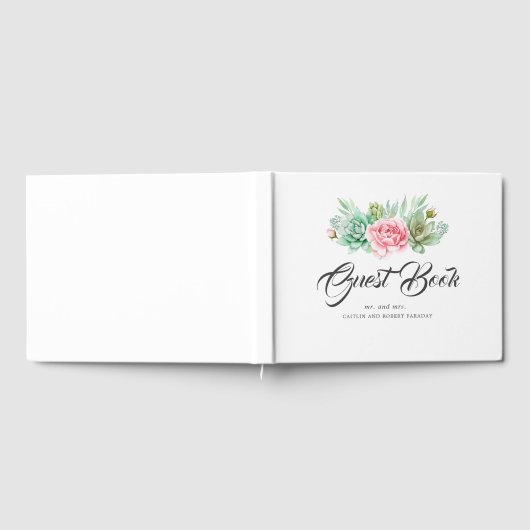 Succulents Wedding Gastenboek (Volledig)