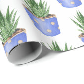 Succulerend in poladot cadeaupapier (Rol Hoek)