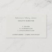 SUCCULT CACTUS FLORAL GARDEN WATERVERF VISITEKAARTJE (Achterkant)