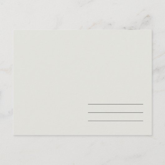 SUCCULT CACTUS FLORAL WATERVERF BEWAREN DE DATUM AANKONDIGINGSKAART (Achterkant)