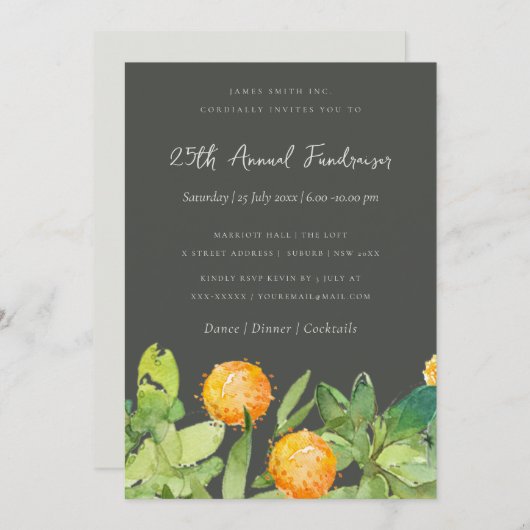 SUCCULT CACTUS WATERVERF FLORAL CORPORATE EVAL KAART (Voorkant / Achterkant)