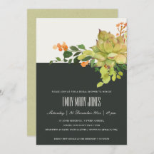 SUCCULT KRAFT FLORAL WATERVERF VRIJGEZELLENFEEST