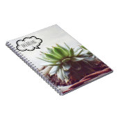Succulte Aeonium Dream Big Quote Notitieboek (Rechterzijde)