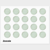 Succulte kleur, elegante minimalistische Sticker (Vel)