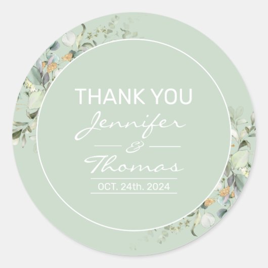 Succulte kleur, elegante minimalistische Sticker (Voorkant)