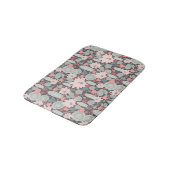 Succulte Planten en cactus in roze Mint Patroon Badmat (Gekanteld)
