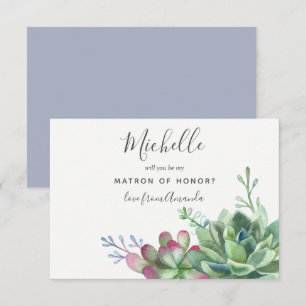 Succulte planten zullen jij mijn touwtje van eer z kaart